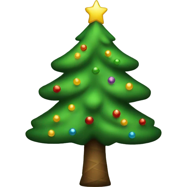 Christmas tree emoji