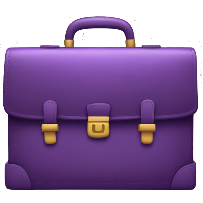 purple briefcase emoji