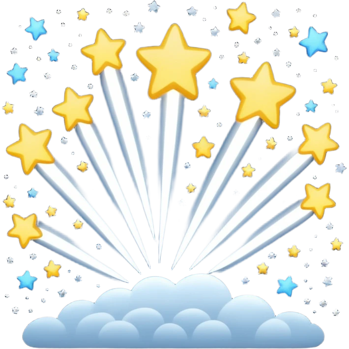 shooting stars emoji