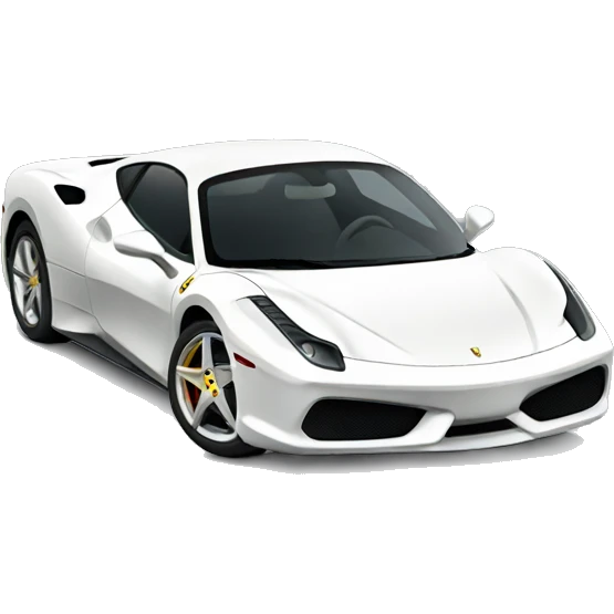 White ferrari emoji