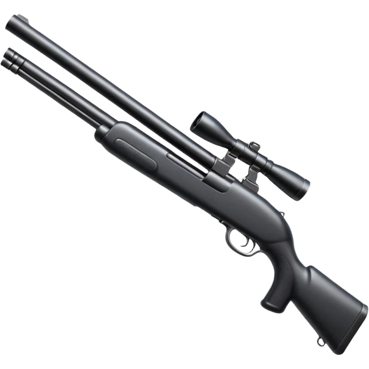 Black shotgun emoji