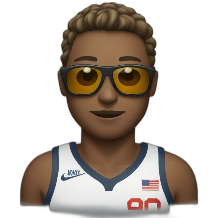 athlete in sunglasses emoji