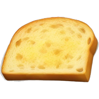 Slice of garlic bread emoji