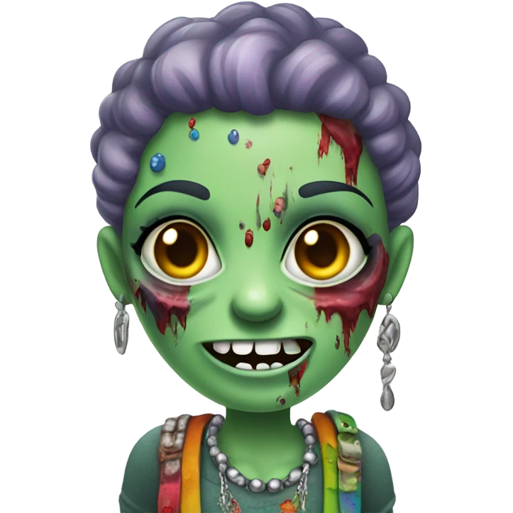 Gay zombie emoji