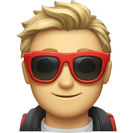 Le Pokémon évolue avec des lunettes de soleil qui conduit une Ferrari  emoji