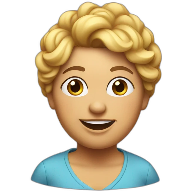 Fat Lizzie partying emoji