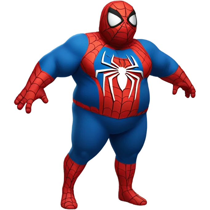 Fat fat fat spiderman emoji