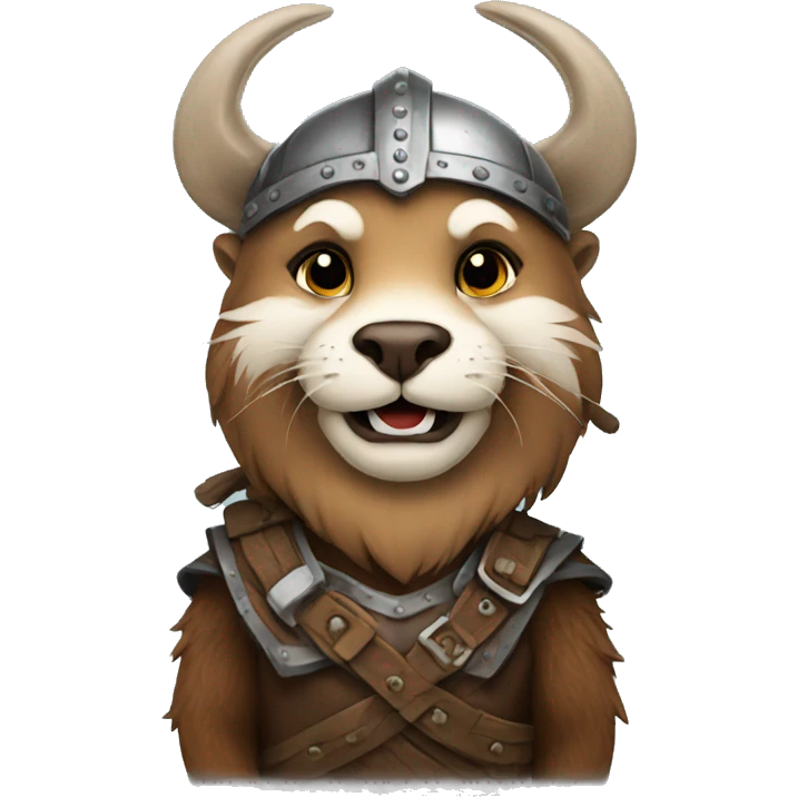otter viking emoji