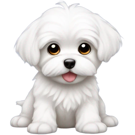 Baby Maltese  emoji