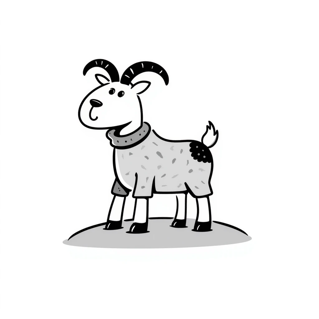 derp goat emoji