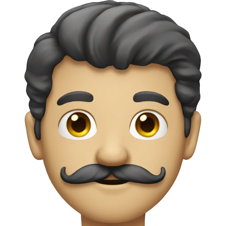 Just a moustache emoji