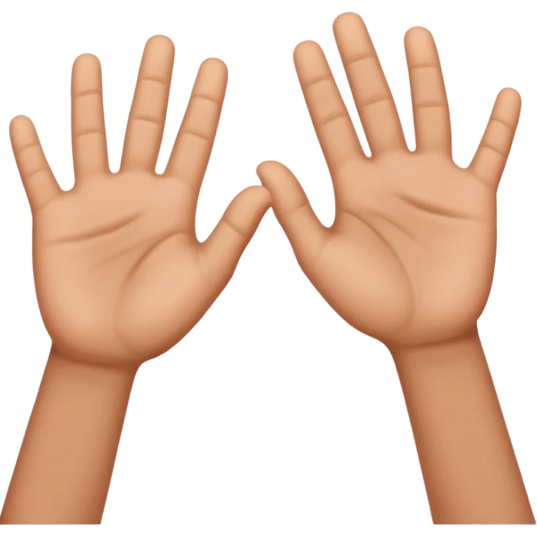 hands moving up and down emoji