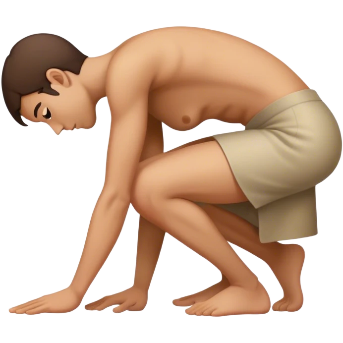 bent over  emoji