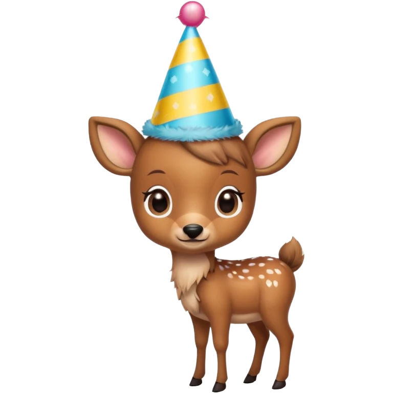 Baby deer birthday  emoji