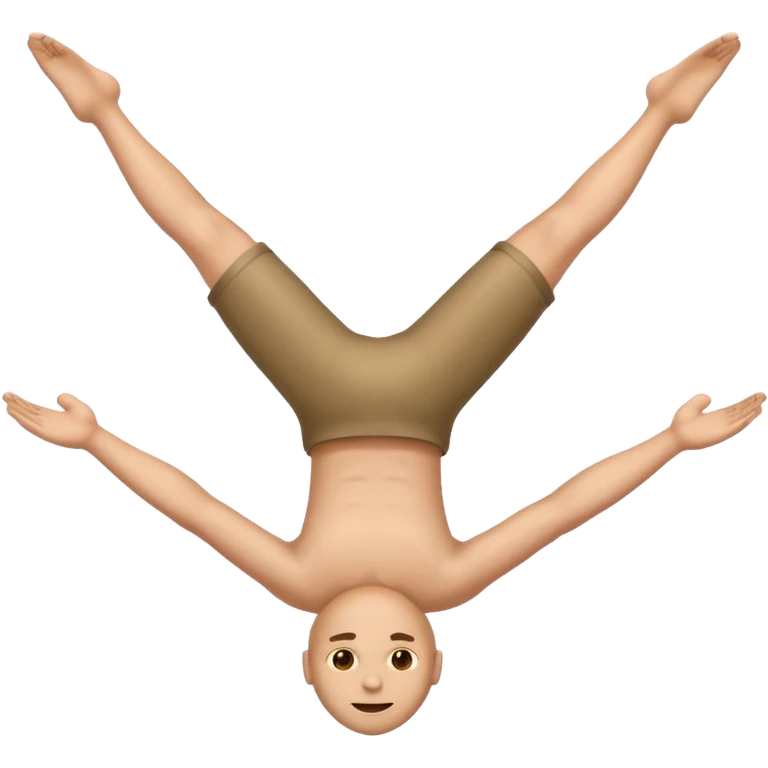 Default Male emoji laying on back with legs up in like V facing towards me emoji