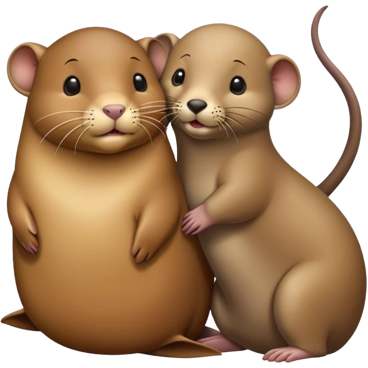 mouse and sea lion emoji
