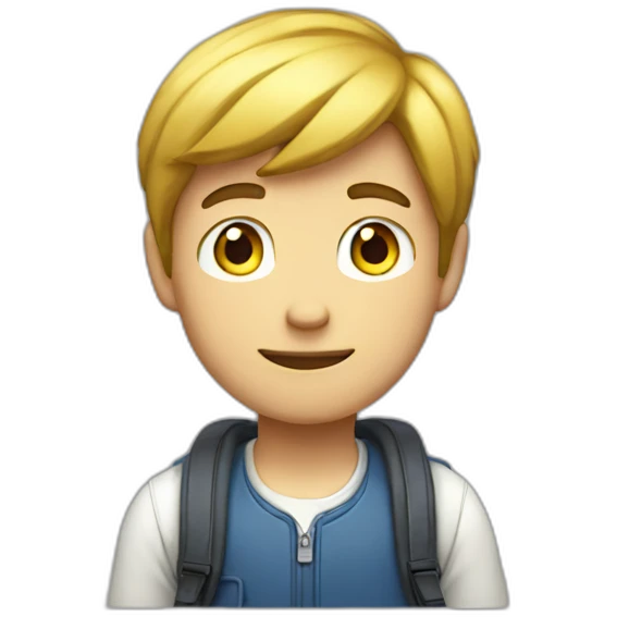 boy with nintendo emoji