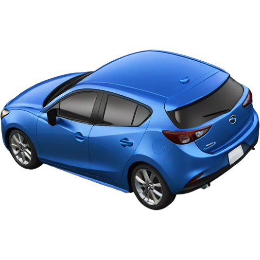 Blue Mazda 3  emoji