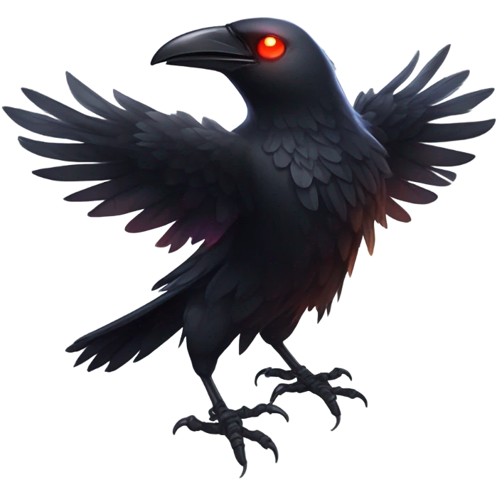demon crow emoji