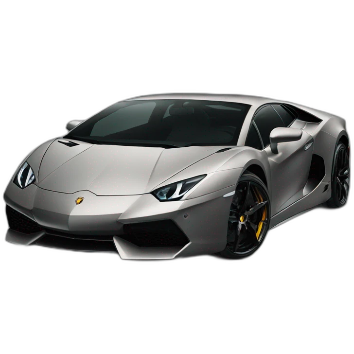 Lamborghini black emoji