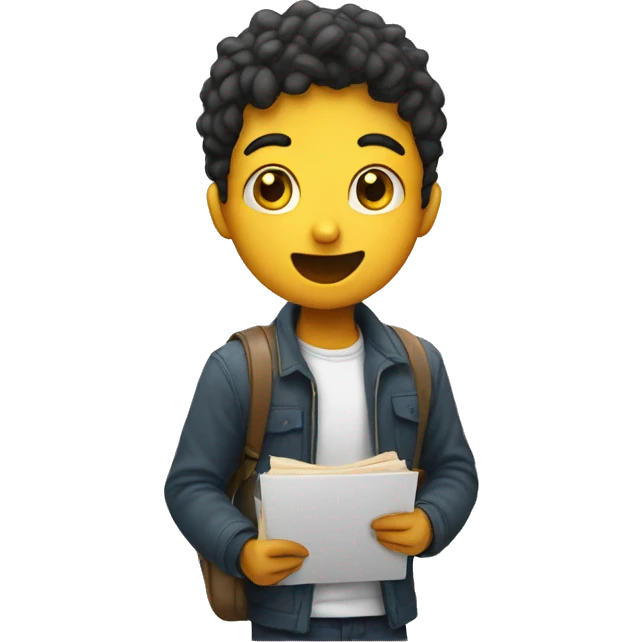 A Hungry Student  emoji
