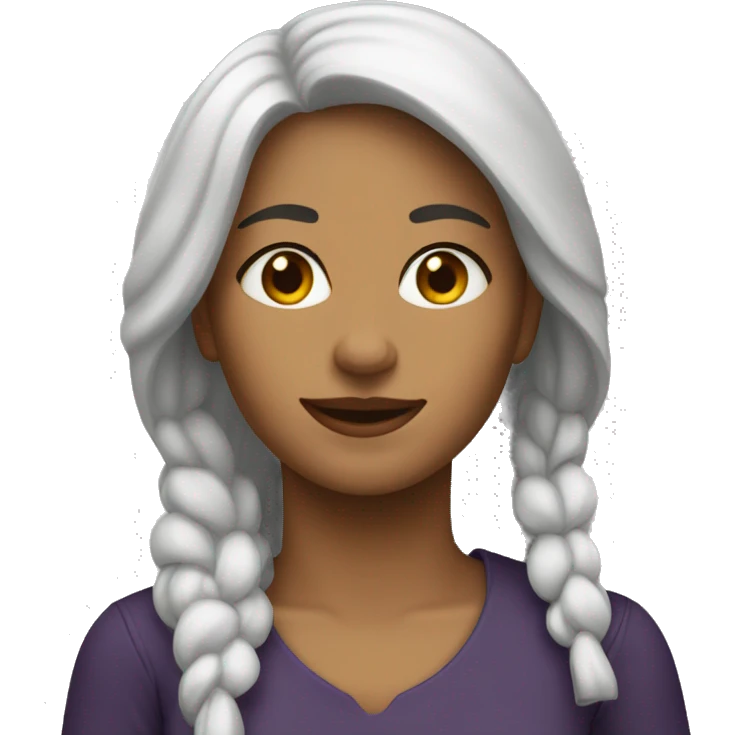 Mulher branca  emoji