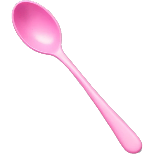 Pink spoon  emoji