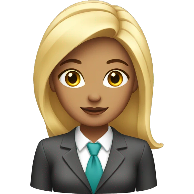 Business girl emoji