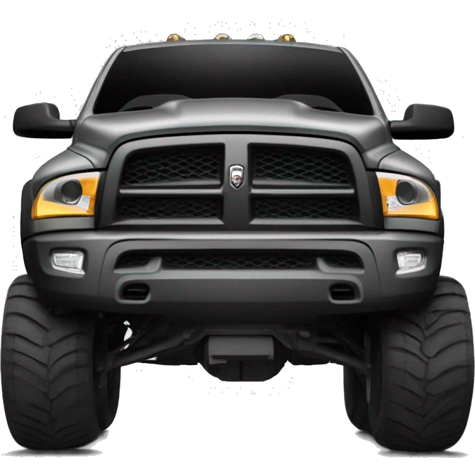 Dodge RAM 2025 hurricane twin turbo power dark gray emoji