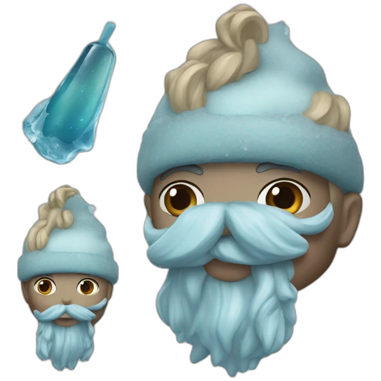 The glacé emoji