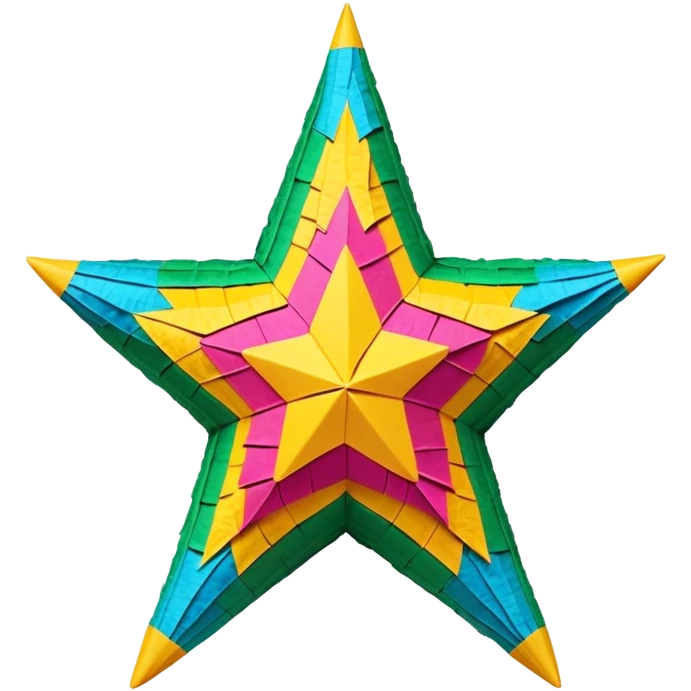 tradicional mexican star piñata  emoji