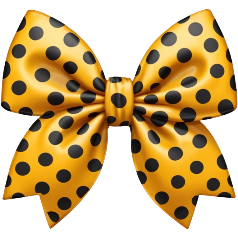 Leopard print bow emoji