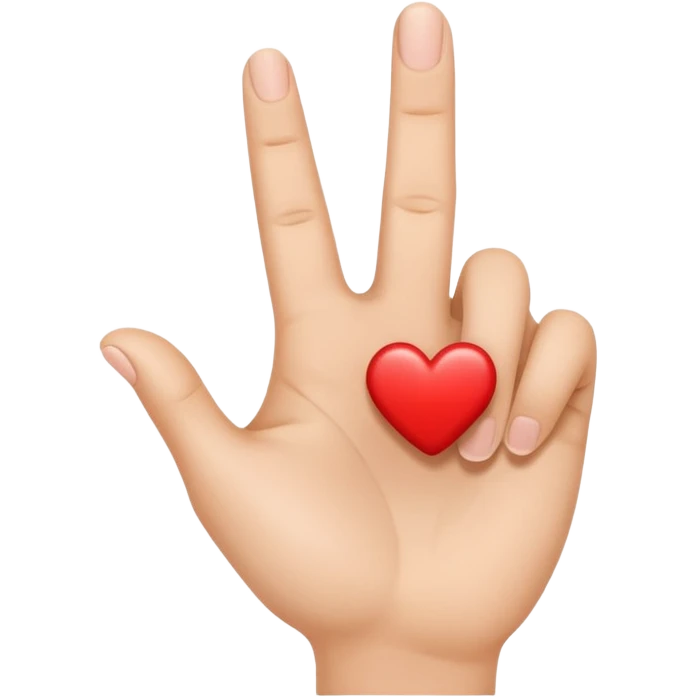 Flip verticle this emoji 🫰 emoji