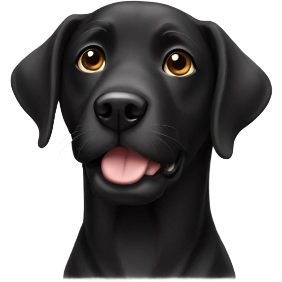 Black lab emoji