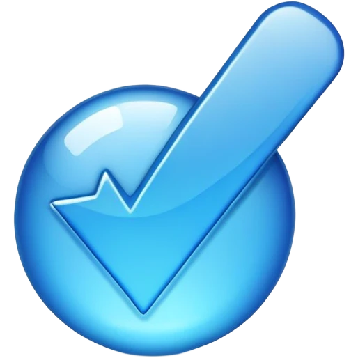 Blue Checkmark emoji