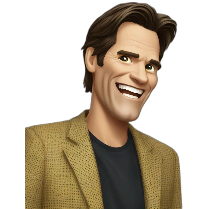 Jim carey faisant bof emoji