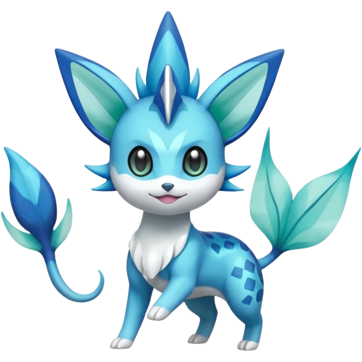 Meloetta-Vaporeon-Dewott-Pokémon-Fakémon-creature emoji