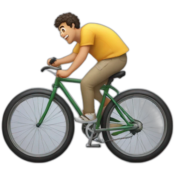 gordo con biciclets emoji