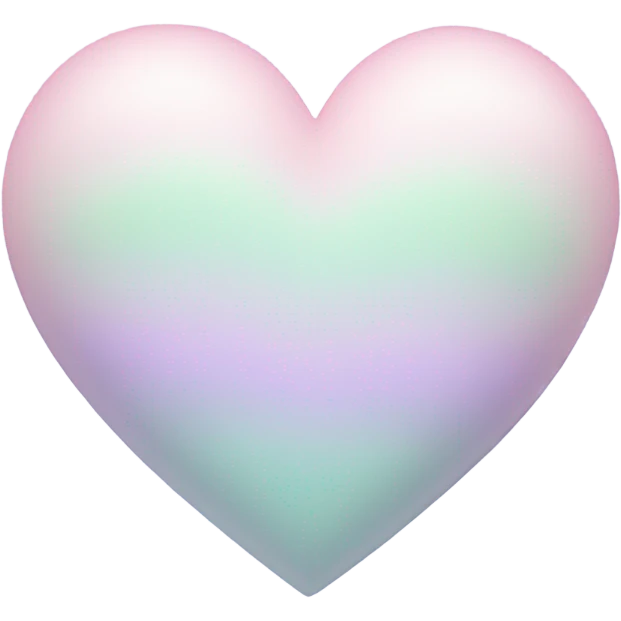 Pastel heart  emoji