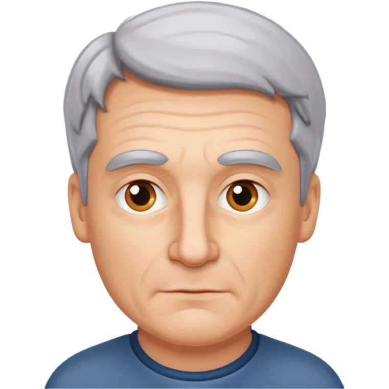 Draw me german guy at the middle age looking intelligent  emoji