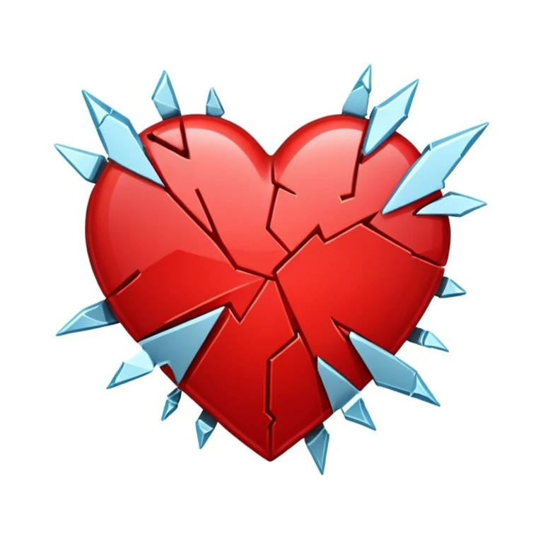 Broken heart emoji