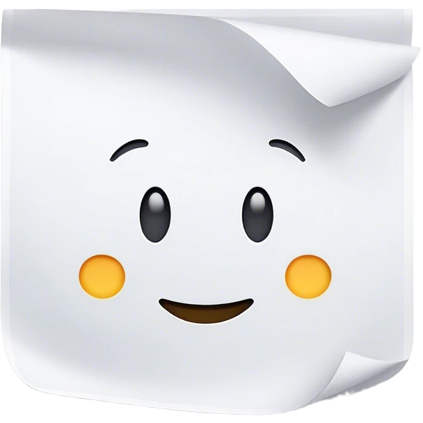 Paper emoji