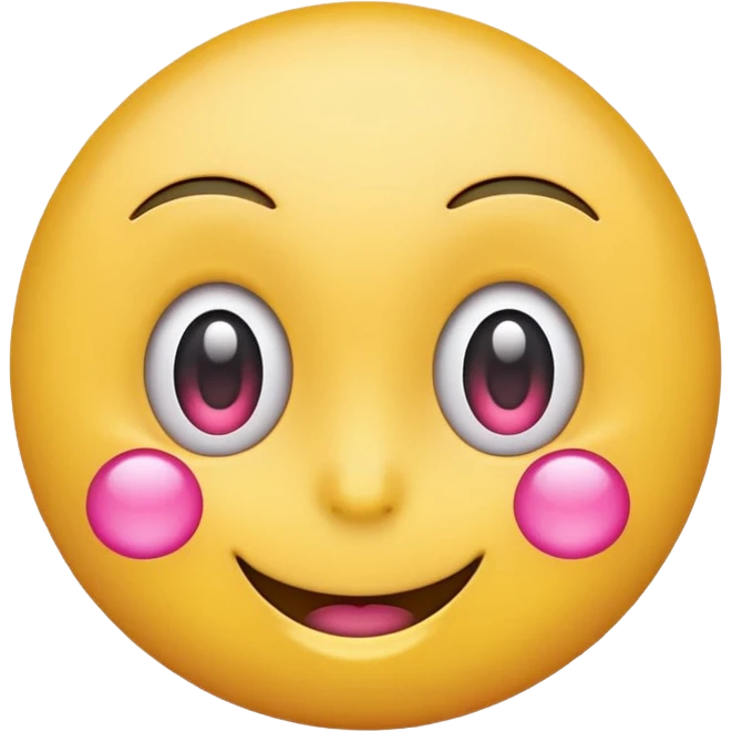 smiling yellow round emoji with pink money signs as eyes, surprised expression emoji