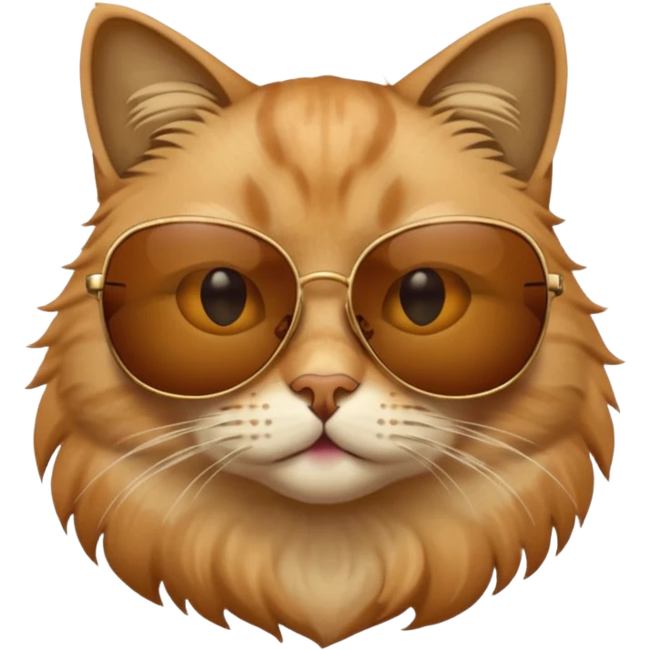 Cat wearing sunglasses emoji