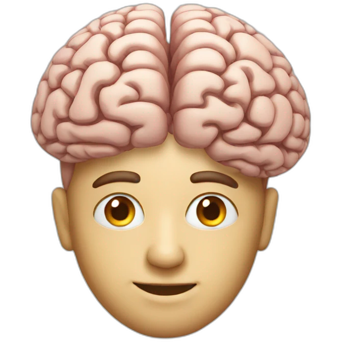 brain man emoji