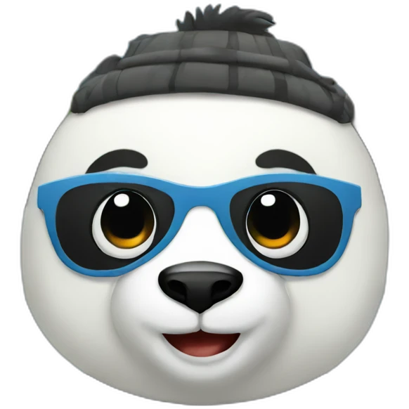 vacation panda emoji
