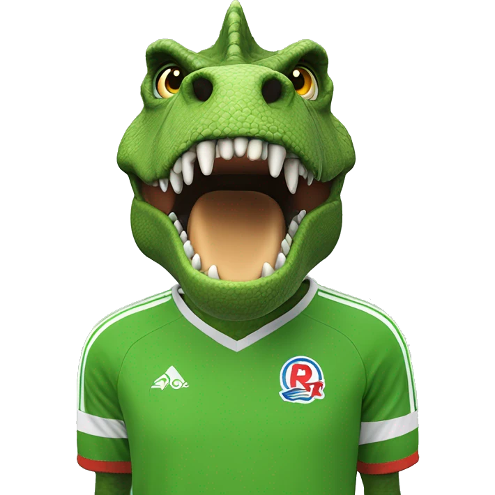 dinosaur in reading fc football shirt  emoji