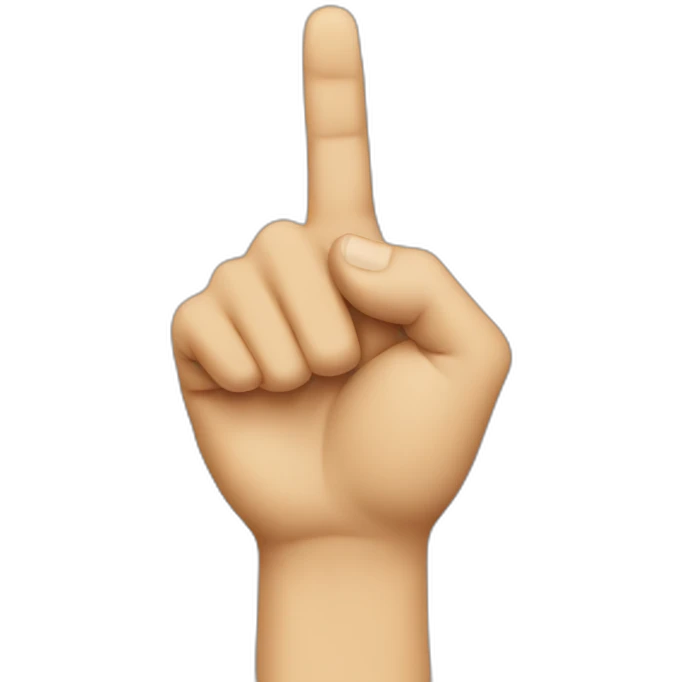 pointing someone from front emoji