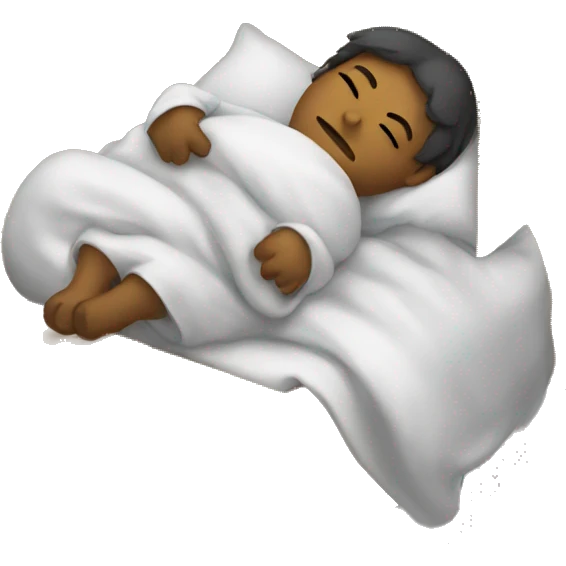 Sleeping in box emoji