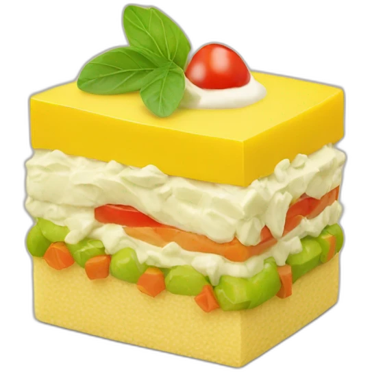 peruvian causa food emoji
